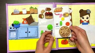 Handmade felt quietbook 