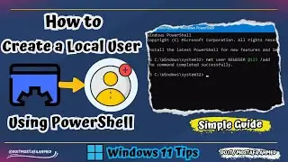 PowerShell for Beginners: Create a User Account on Windows 11 [Simple Guide]