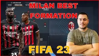 MILAN - BEST FORMATION, CUSTOM TACTICS & PLAYER INSTRUCTIONS! FIFA 23