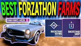 Forza Horizon 5 Fastest ways to farm Forzathon points in 2025 FH5 how to get backstage pass easy way
