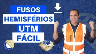 Baixar Fusos Hemisférios UTM Fácil e Rápido