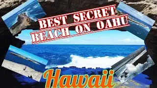 Best Secret Scenic Oahu Hawaii La'ie Point Beach Travel Pacific Island Relaxation Aerial Video  