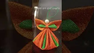 #SHORTS #ANGEL #DIY #2023 #badimartandcrafts #FOAMSHEETCRAFT #youtube #STEPBYSTEP #VERYEASY