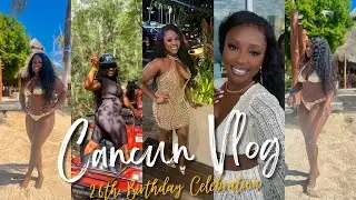 VLOG:MY BIRTHDAY TRIP IN CANCUN MEXICO, SENOR FROG,ISLA MUJERES,ATVS,ROSA NEGRA