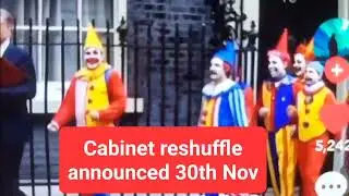Cabinet reshuffle announced 30th Nov 2025