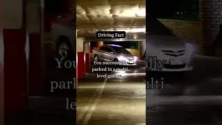 [Driving Fact 6] - You successfully parked in a multi level garage...#car #parking#viral