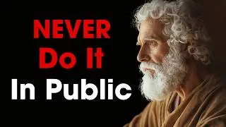 9 Things You Should Never Do in Public | Stoic Philosophy