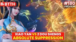 BTTH Ep 180 Preview Explained in Hindi: Xiao Yan vs 2 Dou Shengs!🔥#btth #donghua #btthseason5