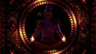 Lord Shiva Hindu Ancient God Meditation Background 4K Loop Video | No Copyright Motion Loop Video