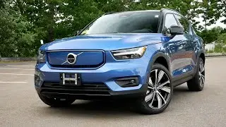 2021 Volvo XC40 Recharge Pure Electric P8 Review - Walk Around and Test Drive