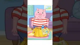 (Peppa Pig)Cute Cartoon World #peppa #cartoon #viralvideo #youtubeshorts #Cute Cartoon World#monkey