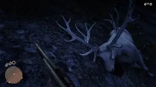 Hunting Legendary Elk | Killed Wolfs ( GOT NEARLY KILLED MY SELF) | Red Dead Redemption 2