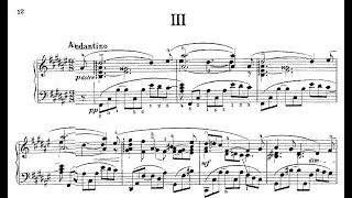 Serge&iuml; Bortkiewicz - Lyric Nova n&deg;3 Opus 59 - Piano + Sheet Music