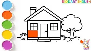 Let&rsquo;s Draw a Beautiful Houses | Easy Step by Step Drawing for Kids 🎨🏠