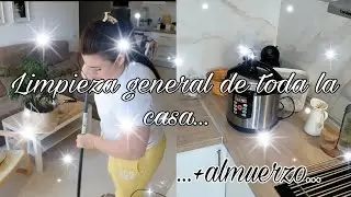 Rutina de limpieza general..||Motivaci&oacute;n 100% Limpia conmigo toda la casa✨✨.