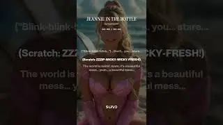JEANNIE IN THE BOTTLE     #music