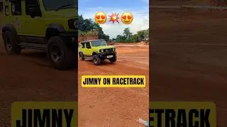 Jimny on race track at kozhikode by v12 solutions 😍💥 PART 2 #modified #kerala #shorts