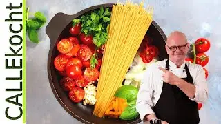 One pot pasta: So schnell & lecker hast Du noch nie Spaghetti gekocht.