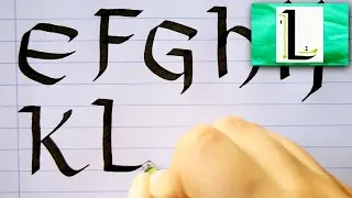 VIKING font | Pilot Parallel Pen