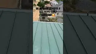 Aluzinc Selflock roofing installation. Cottage green color. Please subscribe 🥰