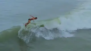 Surfing Alkantstrand 09 Feb. 2023. Outside. PART 1  Short clip to follow!!