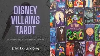 Disney Villains Tarot by Minerva Siegel and Ellie Goldwine  - Deck Exploration