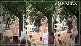 UK slave trader's statue toppled in anti-racism protests