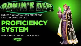 Всё, что вам нужно знать о навыках | AD&D 2e: обучение игре и DM | Ronin's Den