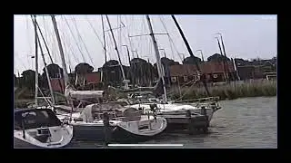Zeiljacht Starship ramt zeiljacht Chinook in de Compagnieshaven