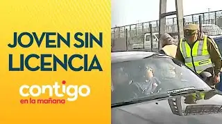 GRAN INFRACCIÓN: Fiscalizaron a menor de edad conducía sin licencia - Contigo en la Mañana