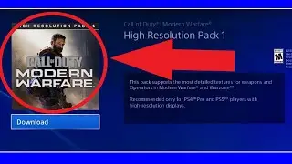 How To Download The High Resolution Texture Pack For Warzone ( Ps4 Xbox & PC? )