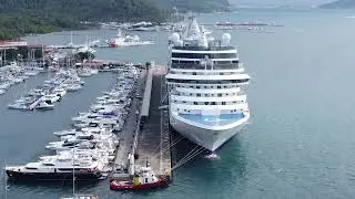 CRUISE SHIP CATAMARAN ZODIAC BOAT MOTORYACHT SAIL YACHT BOAT KAYAK ALL SEA WEHICLE MARINA MARMARİS