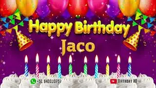 Jaco Happy birthday To You - Happy Birthday song name Jaco 🎁