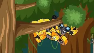 EXTRA TRANSFORMERS:TRAIN BOATLOAD & TRANSPORT BEASTS AMBULANCE CAR RobotAccident Toys |cartoon video