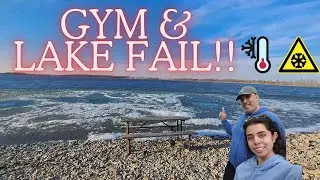Epic Bike Ride, Frozen Lake Fail, & Drawer Success! 😂🚲🥶🛠️ Vlog