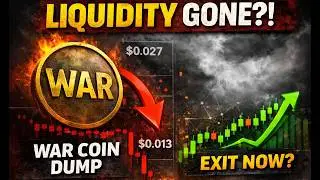 WAR Coin Crash?! 50% Dump in 24 Hours &ndash; Should You HOLD or EXIT NOW? - WAR COIN