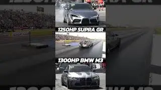 1300hp BMW M3 Competition vs 1250hp Toyota Supra GR Drag Racing @ TX2K25 Texas Motorplex
