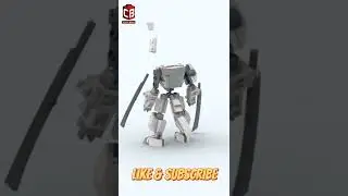 Lego Wolf Using N21 Mech Frame Satisfying Build