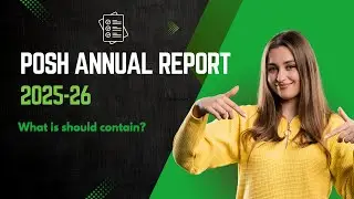 PoSH annual report format 2025-26 explained in 2 minutes