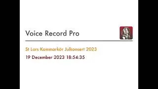 St Lars Kammark&ouml;r julkonsert 2023
