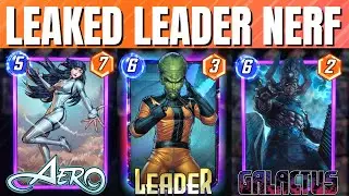 LEADER, GALACTUS & AERO NERF! - LEAKED 2023 PATCH NOTES! - MARVEL SNAP Update