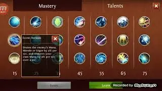 Order and chaos online: my Talent..