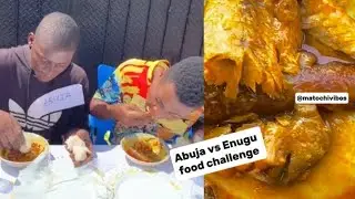 Abuja FCT vs Enugu State ( food challenge showdown) #foodie #food 