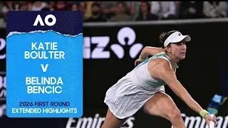 Katie Boulter v Belinda Bencic Extended Highlights | Australian Open 2026 First Round