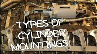 Types of cylinder mountings // Hydraulic and pneumatic cylinder mountings