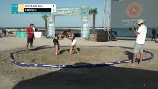 Round 2 Women's BW - 50 kg: L. COSTA DOS SA (POR) v. K. TJAPKO (LAT)