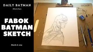 Fabok Inspired Batman Sketch - Daily Batman