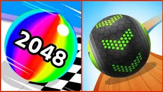 ❤️😍 Going Balls Vs Ball Merge 2048 Speedrun Android iOS Gameplay Walkthrough 4K Nr 2