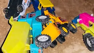 Bridge Construction Vehicles, Fire Truck, Dump Truck Toys
