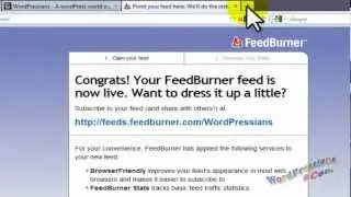 Setup FeedBurner Feed/Redirect WordPress Feed To FeedBurner